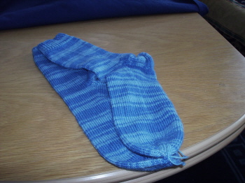 Handgestrickte Herrensocken