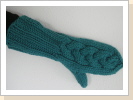 Zopfmusterhandschuh aus Merino