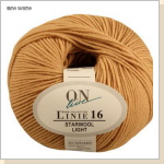 ONline Linie 16 Starwool light - Hochwertige Merinowolle bildet die Grundlage für dieses edle Garn. In Kombination mit der Superwash-Ausrüstung ist es sehr vielseitig einsetzbar. ONline Linie 16 Starwool light - Hochwertige Merinowolle bildet die Grundlage für dieses edle Garn. In Kombination mit der Superwash-Ausrüstung ist es sehr vielseitig einsetzbar.