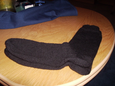 Handgestrickte Herrensocken